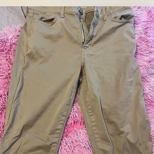 AMERICAN EAGLE SKINNY JEANS KHAKI SUPER STRECH size 10